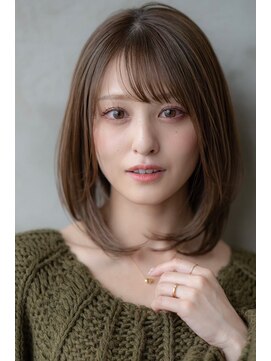 オースティン 登戸向ケ丘遊園(AUSTIN) 前髪かき上げイメチェンイヤリングカラーラベンダーカラーくびれ