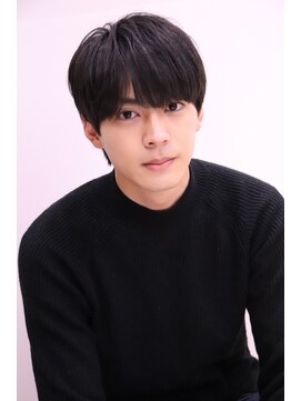 ネイビー(NAVY) ノーセットでもかっこいい 女子ウケ◎ 韓流マッシュ ノーセット