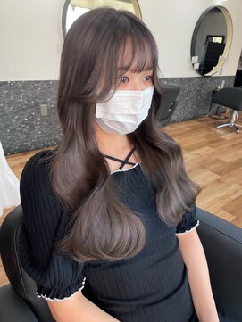 リコバイアフロート(riko by afloat) グレージュカラー/暗髪/韓国風ヘア/顔まわりカット/髪質改善