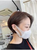 REAL SALON WORK~大人30代40代耳掛け前下がりハンサムショート