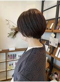 ショートボブ/アッシュベージュ