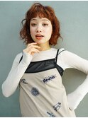前髪パーマ/スパイラルパーマ/ペールベージュ/髪質改善/20代30代