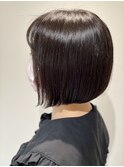 大人可愛い大人ガーリーチョコレートボブ14