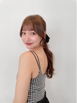 ノイ(noi) 前髪 前髪カット 艶カラー 顔まわりカット 渋谷 髪質改善