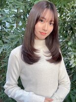 オーブ ヘアー イルゼ ひたちなか店(AUBE HAIR ilse) 20代・30代_韓国風こなれセミロング