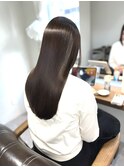 暗髪韓国風チョコレートブラウン