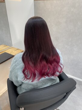 ワク 藤沢店(waku) ピンクラベンダー/エンドカラー