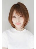 【GEEKS渋谷】レイヤーボブ/夏カラー/20代30代/前髪あり/透明感