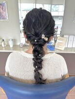 アトリーチェタ 田富店(ATTRICE)&nbsp;編みおろしヘアアレンジヘアセット