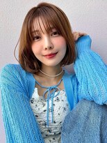イメチェン前髪小顔ボブ_銀座