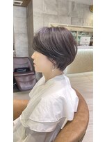 大人丸み　似合わせショート　イルミナカラー　イバセイジ