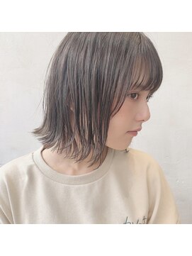 キミトヘアデザインアンドスパ(Kimito Hair design&spa) 外はねボブ　マロンベージュ　くすみベージュ　髪質改善