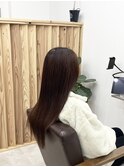 レイヤーカット×チョコレートカラー×美髪