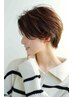 【平船指名限定】カット+ヘアマニキュア(白髪染めのみ)＋パーマ[金町駅］