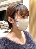 20代～50代/くびれボブ◎前髪パッツン◎髪質改善◎ブラウン