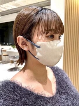 コンティロミー(CONTI ROMMY.) 20代~50代/くびれボブ◎前髪パッツン◎髪質改善◎ブラウン