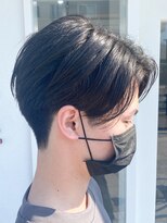 エルマーク 茨木(L-MARK) センターパートニュアンスパーマ韓国カルマパーマコンマヘア