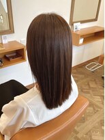 プティ 稲毛(Petit) 透明感ベージュカラーと髪質改善フォルムメイクでさらさらに。