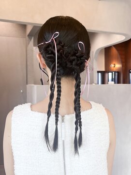 ロンド ボーイ 表参道(Lond BOY) くびれヘア/顔周り/韓国/レイヤーカット/黒髪/ミディアム/表参道