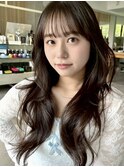 【MINX】顔まわり似合わせカット＋暗めカラーロング_表参道