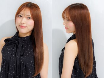 クロエ 新宿(Cloe)の写真/【縮毛矯正+カット¥9000】しっかり矯正から柔らかく伸ばしたい方、ナチュラルストレートまですべてOK！