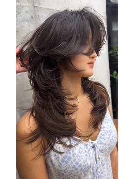 ヌエン 渋谷(NU/EN) 外国人風レイヤーカット×美髪矯正（髪質改善縮毛矯正）