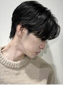<35>ニュアンスパーマ/センターパート/曲がる縮毛矯正