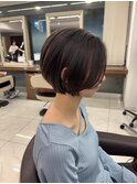 バッサリショートボブカット