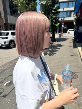 さくらベージュボブ