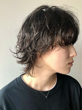 ソルト(Salt) ウルフパーマショート/朝ラク/ゆるパーマ/30代/salt大久保