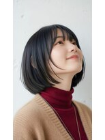 コートフィールエー(CO_T feel.a) 朝の時短が叶う!耳掛けも可愛い、まとまり重視のタイトボブ
