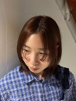 スタンド(stand)&nbsp;オレンジブラウン/2ステップレイヤーカット