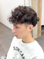 シープドッグ(SHEEP DOG)&nbsp;ポップコーンパーマ　七隈駅　福大　ツーブロック　メンズカット