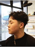 MEN’S/ニュアンスパーマ/ニュアンスウルフ/表参道駅