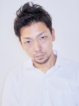 ルリアン 元住吉店(Le'lien) おしゃれメンズのアップバングショートスタイル☆