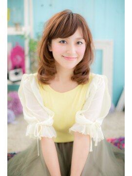 ミック ヘアアンドビューティー 大山店(miq  Hair&Beauty) ふわくしゅ☆ガーリーな♪スイングカールセミディ