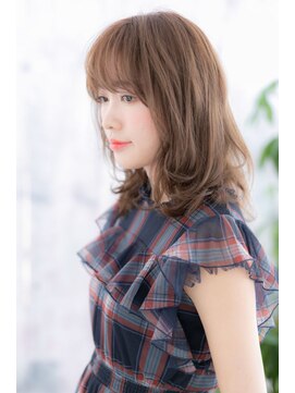 ミック ヘアアンドビューティー 大山店(miq  Hair&Beauty) リラクシーなシフォンウェーブ…くせ毛風セミディ