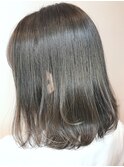 セシルカットフリンジウェーブ×大人可愛い前髪ココアグレージュ