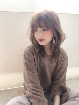 エレノア トーキョー 恵比寿(ELEANOAH TOKYO) くびれヘアデジタルパーマビタミンカラーメルティカラーマッシュ