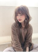 くびれヘアデジタルパーマビタミンカラーメルティカラーマッシュ