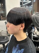 エルマーク(L-MARK) マッシュウルフメンズカットスパイラルパーマツイスパ波巻き