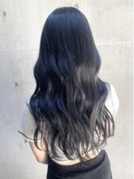 ディア(.eer) ブルーブラック/透明感