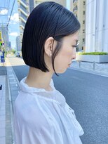 オーガニック アトリエ 大宮(organic+atelier) 大人可愛い◎ぷつっとラインのワンレングスボブ20代30代40代