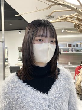 ゼスト 八王子店(ZEST) 顔周りカット/顔周りレイヤー【藤野はるひ】