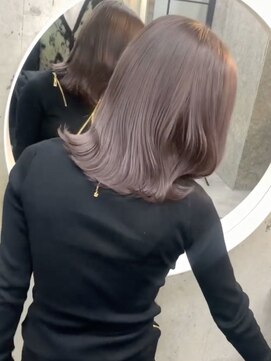 チル(chill) ブリーチなしダブルカラー＊ミルクティーグレージュ