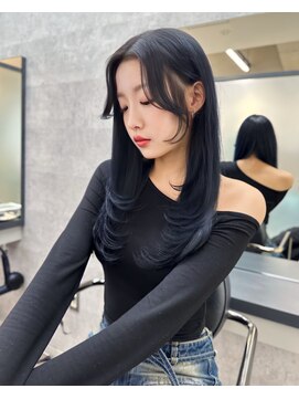 リリー(Lilley) 松岡宏海スタイル/天神韓国風/チョコレート/顔まわり/前髪/学割