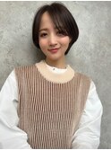 ハイトーンカラー/ブリーチ/前髪/ハンサムショート[池袋駅]