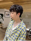 ニュアンスパーマシティボーイメンズナチュラルソフト刈り上げ