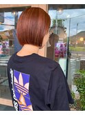 mini bob × orange
