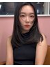 【誰よりも小顔魅せ】前髪カット＋顔まわりのみの小顔カット＋韓国巻き付き♪